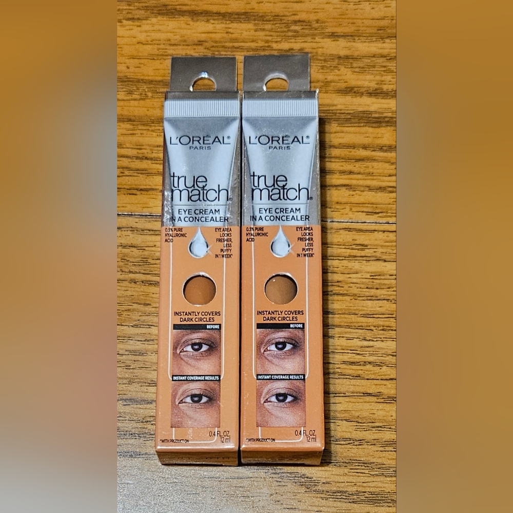 (2) L'Oreal True Match Eye Cream In A Concealer BNIB
